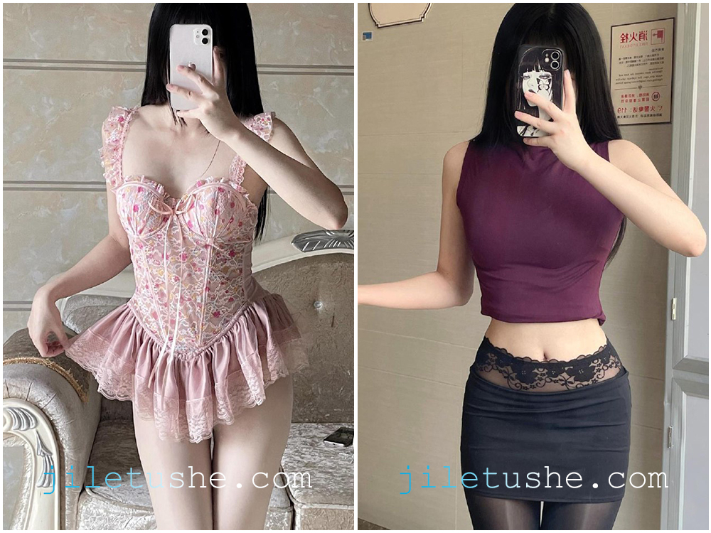 馨馨户外街拍写真高清素材