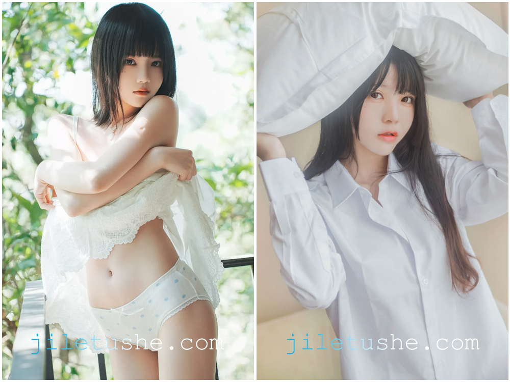 桜桃喵火辣身材红裙礼服大尺度私密照