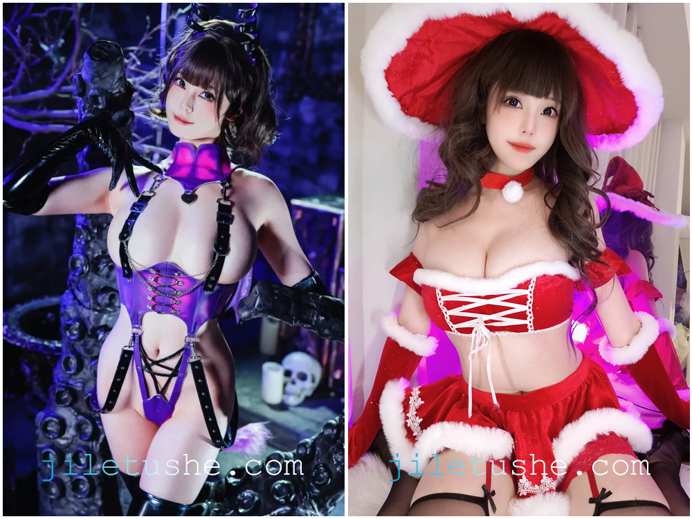 蜜汁猫裘旗袍风唯美女神壁纸套图
