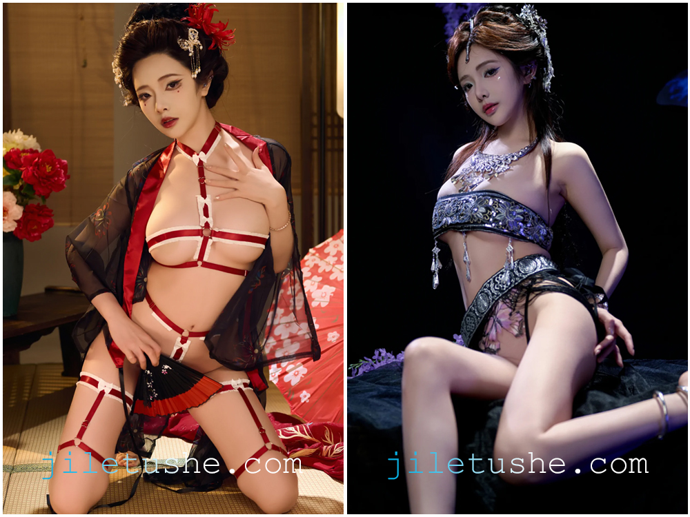 雯妹不讲道理私服居家风格写真侧颜展示