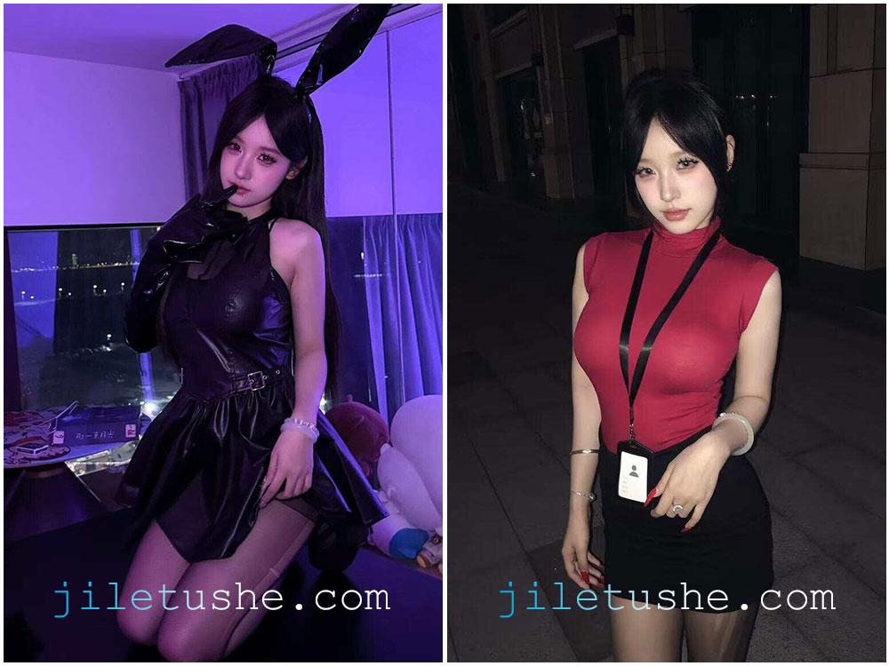 网红受气包大秀好身材COS特辑展示,灯光旖旎下绝美女神微露性感一面
