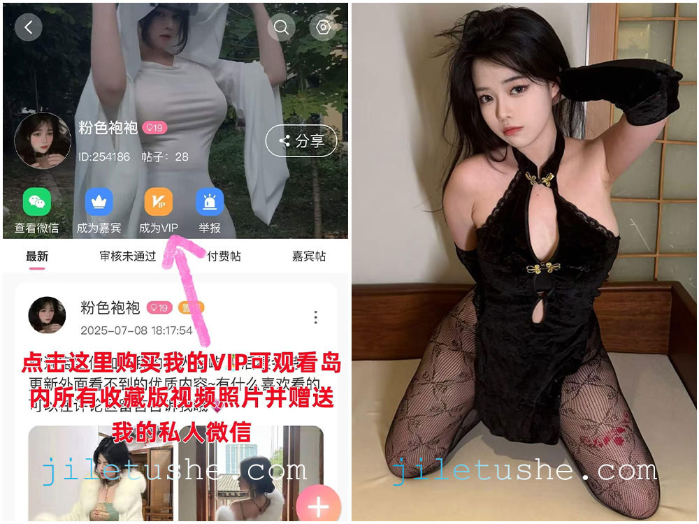 【岛遇】抖音网红“粉红喵喵（粉红袍袍）”合集 [121P-65V-317M]-极乐图社