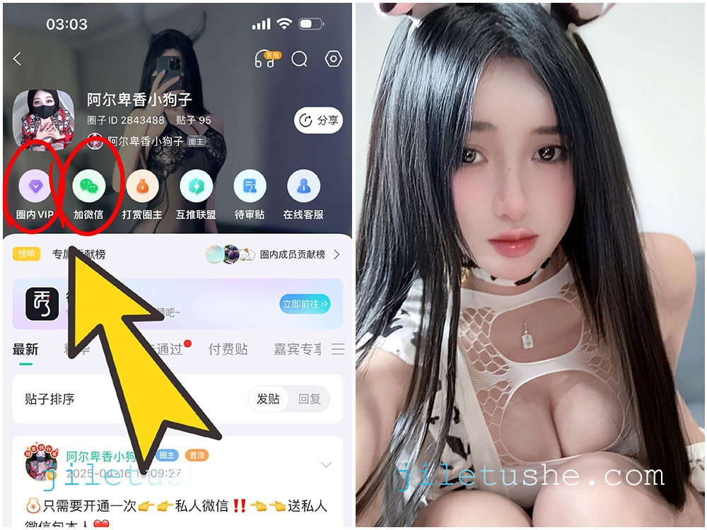 【微密圈】抖音网红“阿尔卑香小狗子”合集  [1378P-73V-781M]-极乐图社